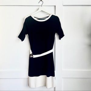 Lauren Ralph Lauren | Black & White Dress | Medium